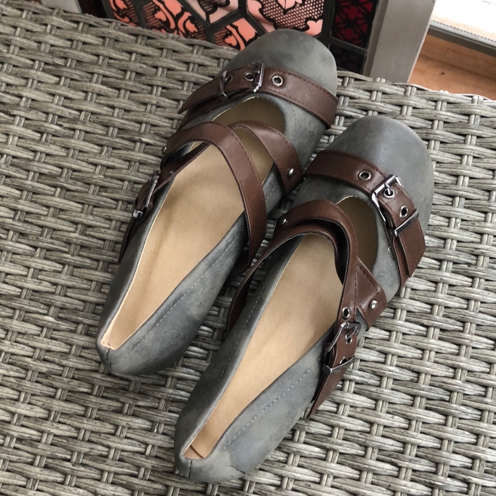 Zoe Flats with Buckles